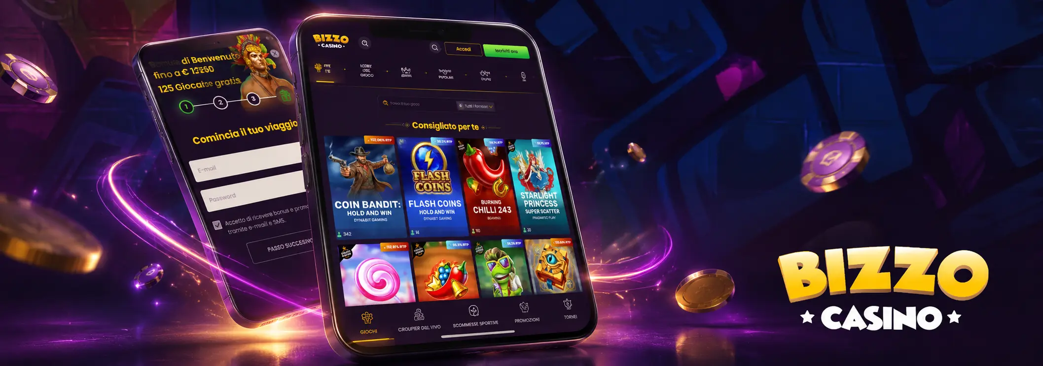 Registrazione e Accesso a Bizzo Casino